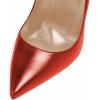 imageFSJ Women Sexy Leopard Printed Dress Shoes Pointy Toe High Heels Stilettos Pumps Shoe Size 415 USRed Leather