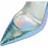 imageFSJ Women Sexy Leopard Printed Dress Shoes Pointy Toe High Heels Stilettos Pumps Shoe Size 415 USTurquoise