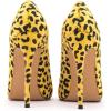 imageFSJ Women Sexy Leopard Printed Dress Shoes Pointy Toe High Heels Stilettos Pumps Shoe Size 415 USYellow Leopart