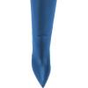 imageFSJ Women Trendy Calf Knee Boots Pointed Closed Toe High Heels Pull On Leather Long Boots Ladies Dress Party Shoes Size 415 USBlue