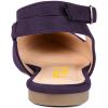 imageFSJ Women Trendy Pointed Toe Ballet Flats Ankle Strap Buckle Low Heels Backless Pumps Slip On Comfort Casual Walking Shoes Size 415 USPurple