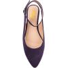 imageFSJ Women Trendy Pointed Toe Ballet Flats Ankle Strap Buckle Low Heels Backless Pumps Slip On Comfort Casual Walking Shoes Size 415 USPurple