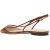 imageFSJ Women Trendy Pointed Toe Ballet Flats Sandals Slip on Comfort Slingback Pumps Walking Shoes 415 M USBrown