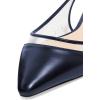 imageFSJ Women Trendy Pointed Toe Ballet Flats Sandals Slip on Comfort Slingback Pumps Walking Shoes 415 M USNavy