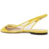 imageFSJ Women Trendy Pointed Toe Ballet Flats Sandals Slip on Comfort Slingback Pumps Walking Shoes 415 M USYellow