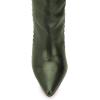 imageFSJ Women Trendy Studded Over The Knee Boots Pointed Toe Thigh High Cone Heel Leather Long Booties Shoes Size 415 USGreen