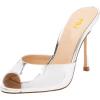 12cm Silver Metallic Leather
