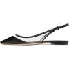 imageFSJ Women Trendy Pointed Toe Ballet Flats Sandals Slip on Comfort Slingback Pumps Walking Shoes 415 M USBlack
