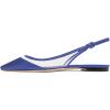 imageFSJ Women Trendy Pointed Toe Ballet Flats Sandals Slip on Comfort Slingback Pumps Walking Shoes 415 M USBlue