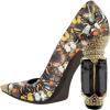 imageFSJ Women DOrsay Graceful Pumps Gilded Pointed Toe Crystal Chunky Block High Heels Slip On Wedding Dress Shoes Size 416 USButterfly