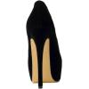 imageFSJ Women Sexy Round Toe Platform Pumps Stiletto High Heel Slip On Fashion Party Prom Dress Office Formal Shoes Size 415 USBlack Suede