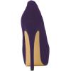 imageFSJ Women Sexy Round Toe Platform Pumps Stiletto High Heel Slip On Fashion Party Prom Dress Office Formal Shoes Size 415 USPurple Suede