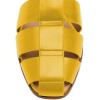 imageFSJ Women Closed Toe Low Chunky Heel Fisherman Sandals Hollow Cage Roman Gladiator Sandals Comfortable Ankle Strap Summer Daily Shoes Size 416 USYellow