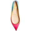 imageFSJ Women Fresh Floral Printed Flat Pumps Pointed Toe Slip On Party Dress Shoe for Comfort Casual Outfits 415 USMulticoloured