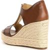 imageFSJ Women Open Toe TStrap Front Zipper Espadrilles Wedge Sandals Platform Caged Cutout Casual Comfortable Summer Shoes Size 416 USBrown
