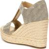imageFSJ Women Open Toe TStrap Front Zipper Espadrilles Wedge Sandals Platform Caged Cutout Casual Comfortable Summer Shoes Size 416 USRhinestone