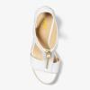 imageFSJ Women Open Toe TStrap Front Zipper Espadrilles Wedge Sandals Platform Caged Cutout Casual Comfortable Summer Shoes Size 416 USWhite