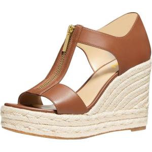 imageFSJ Women Open Toe TStrap Front Zipper Espadrilles Wedge Sandals Platform Caged Cutout Casual Comfortable Summer Shoes Size 416 USNutbrown