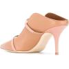 imageFSJ Women Fashion Pointy Toe Mules Sandals High Heels Pumps Double Straps Slide Sandals Casual Summer Outfit Shoes Size 415 M USApricot 8 Cm