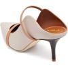 imageFSJ Women Fashion Pointy Toe Mules Sandals High Heels Pumps Double Straps Slide Sandals Casual Summer Outfit Shoes Size 415 M USBeige8cm