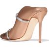 imageFSJ Women Fashion Pointy Toe Mules Sandals High Heels Pumps Double Straps Slide Sandals Casual Summer Outfit Shoes Size 415 M USChampagne12 Cm