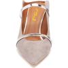 imageFSJ Women Fashion Pointy Toe Mules Sandals High Heels Pumps Double Straps Slide Sandals Casual Summer Outfit Shoes Size 415 M USGray8 Cm