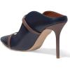 imageFSJ Women Fashion Pointy Toe Mules Sandals High Heels Pumps Double Straps Slide Sandals Casual Summer Outfit Shoes Size 415 M USNavy 10 Cm