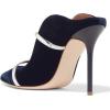 imageFSJ Women Fashion Pointy Toe Mules Sandals High Heels Pumps Double Straps Slide Sandals Casual Summer Outfit Shoes Size 415 M USNavy12 Cm