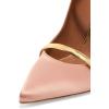 imageFSJ Women Fashion Pointy Toe Mules Sandals High Heels Pumps Double Straps Slide Sandals Casual Summer Outfit Shoes Size 415 M USPink12 Cm
