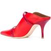 imageFSJ Women Fashion Pointy Toe Mules Sandals High Heels Pumps Double Straps Slide Sandals Casual Summer Outfit Shoes Size 415 M USRed 8 Cm