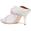 imageFSJ Women Fashion Pointy Toe Mules Sandals High Heels Pumps Double Straps Slide Sandals Casual Summer Outfit Shoes Size 415 M USWhite8cm