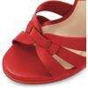 imageFSJ Women Stylish High Heel Strappy Sandals Open Toe Ankle Strap Platform Stilettos Formal Events Parties Night Out Shoes Size 416 USRed
