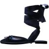 imageFSJ Women Wrapped Ballet Flats Bowknot Closed Toe Cross Ribbon LaceUp Slingabck Ballerinas Shoes Size 416 USBlue