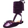 imageFSJ Women Wrapped Ballet Flats Bowknot Closed Toe Cross Ribbon LaceUp Slingabck Ballerinas Shoes Size 416 USPurple