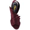 imageFSJ Women Charm Slingback DOrsay Sandals Slip On Peep Toe Satin Ankle Strap Sandals Stiletto High Heel Slide Mule Ladies Party Wedding Prom Dress Sexy Shoes Size 415 USWinered