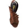 imageFSJ Women Charm Slingback DOrsay Sandals Slip On Peep Toe Satin Ankle Strap Sandals Stiletto High Heel Slide Mule Ladies Party Wedding Prom Dress Sexy Shoes Size 415 USBrown