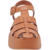 imageFSJ Women Closed Toe Fisherman Platform Sandals Adjustable Buckle Ankle Strap Hollow Out Thick Sole Gladiator Caged Summer Shoes Size 416 USBrown