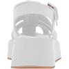 imageFSJ Women Closed Toe Fisherman Platform Sandals Adjustable Buckle Ankle Strap Hollow Out Thick Sole Gladiator Caged Summer Shoes Size 416 USWhite