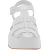 imageFSJ Women Closed Toe Fisherman Platform Sandals Adjustable Buckle Ankle Strap Hollow Out Thick Sole Gladiator Caged Summer Shoes Size 416 USWhite