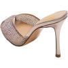 imageFSJ Women Comfort Low Kitten Heel Sandals Mules Peep Toe Slide Slip On Summer Slide Dress Pump Shoes 415 M US12cm Rose Gold Mesh