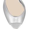 imageFSJ Women Comfort Low Kitten Heel Sandals Mules Peep Toe Slide Slip On Summer Slide Dress Pump Shoes 415 M US12cm Silver