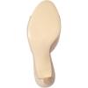 imageFSJ Women Comfort Low Kitten Heel Sandals Mules Peep Toe Slide Slip On Summer Slide Dress Pump Shoes 415 M US6cm Beige