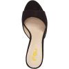imageFSJ Women Comfort Low Kitten Heel Sandals Mules Peep Toe Slide Slip On Summer Slide Dress Pump Shoes 415 M US6cm Black