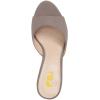imageFSJ Women Comfort Low Kitten Heel Sandals Mules Peep Toe Slide Slip On Summer Slide Dress Pump Shoes 415 M US6cm Gray