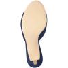 imageFSJ Women Comfort Low Kitten Heel Sandals Mules Peep Toe Slide Slip On Summer Slide Dress Pump Shoes 415 M US6cm Navy