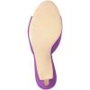 imageFSJ Women Comfort Low Kitten Heel Sandals Mules Peep Toe Slide Slip On Summer Slide Dress Pump Shoes 415 M US6cm Purple