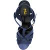 imageFSJ Women Comfort Platform Stiletto High Heel Ankle Strap Sandals Open Toe Sexy Strappy Slingback Wedding Party Shoes Size 416 USBlue