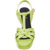 imageFSJ Women Comfort Platform Stiletto High Heel Ankle Strap Sandals Open Toe Sexy Strappy Slingback Wedding Party Shoes Size 416 USGreen