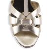 imageFSJ Women Comfort Platform Stiletto High Heel Ankle Strap Sandals Open Toe Sexy Strappy Slingback Wedding Party Shoes Size 416 USLight Gold