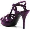 imageFSJ Women Comfort Platform Stiletto High Heel Ankle Strap Sandals Open Toe Sexy Strappy Slingback Wedding Party Shoes Size 416 USPurple